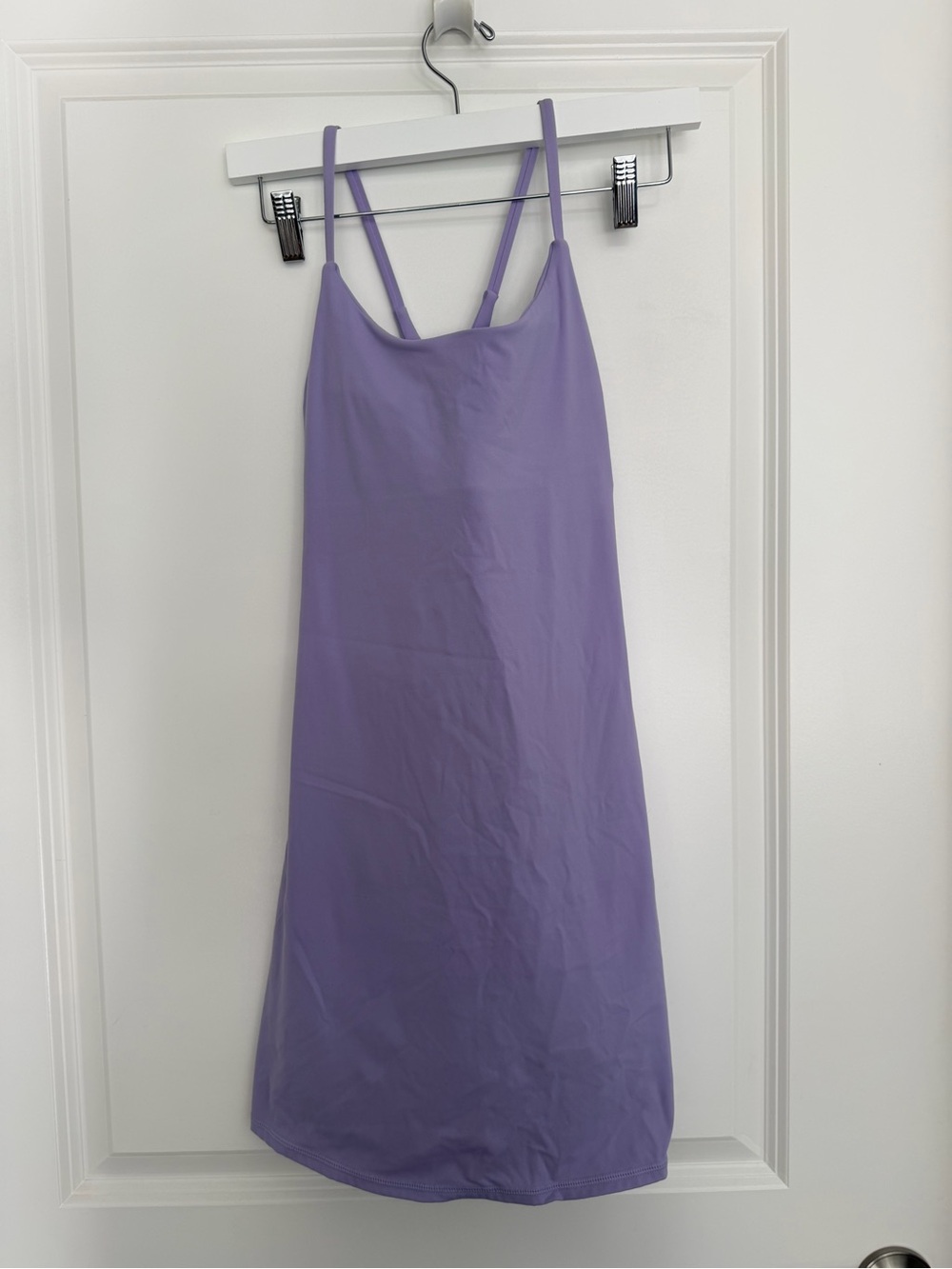 HALARA Lavender Slip Mini Dress with Double Spaghetti Straps
